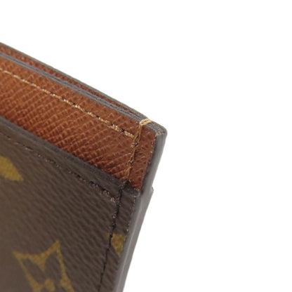 LOUIS VUITTON Card Case M61733 Monogram canvas Brown Porte Cartes・Simple