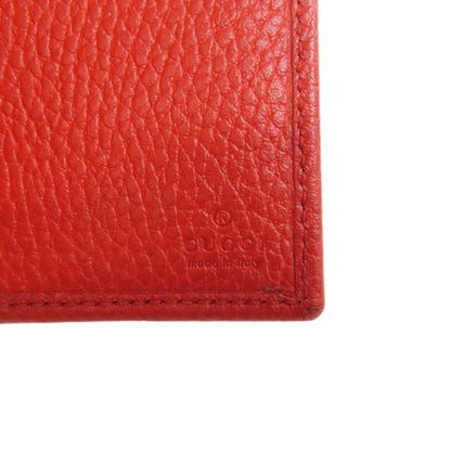 GUCCI Long Wallet Purse 354498 leather Red Swing