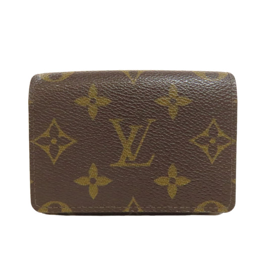 LOUIS VUITTON Card Case M62920 Monogram canvas Brown Anne Vert Cult De Visit