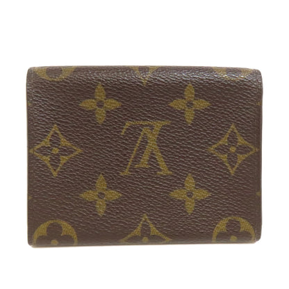 LOUIS VUITTON Card Case M62920 Monogram canvas Brown Anne Vert Cult De Visit