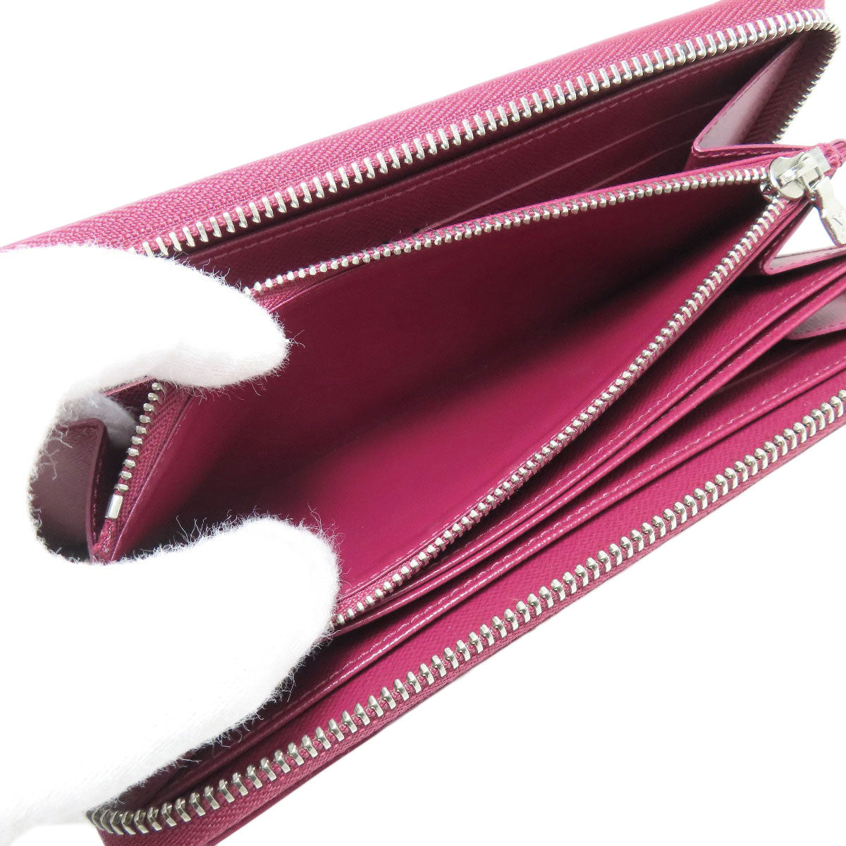 LOUIS VUITTON Long Wallet Purse M60305 Epi Red Zippy wallet