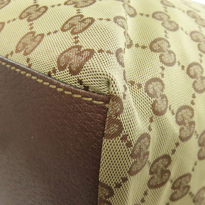 GUCCI Tote Bag 131231 canvas Brown Shelly line GG