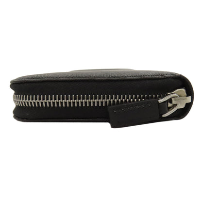 PRADA Long Wallet Purse Safiano black Zip Around