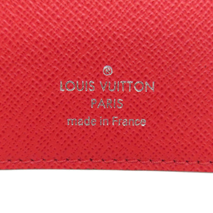 LOUIS VUITTON Long Wallet Purse M63434 Taiga Leather Navy Portefeuille Blaza