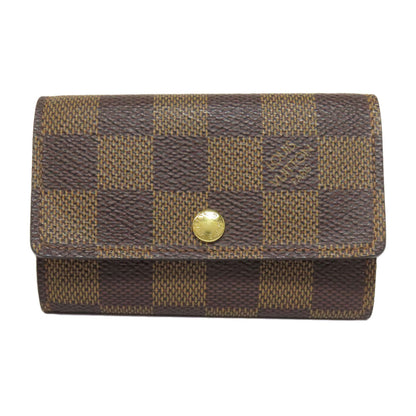 LOUIS VUITTON Key case Key holder  N62630 Damier canvas Brown Multicles6
