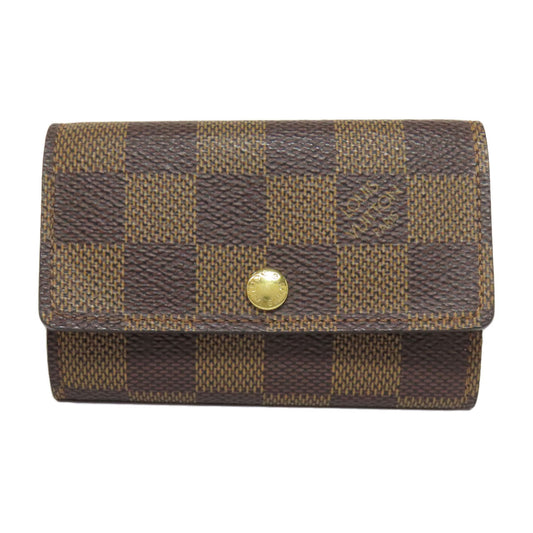 LOUIS VUITTON Key case Key holder  N62630 Damier canvas Brown Multicles6