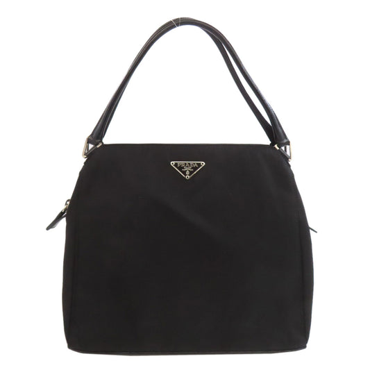 PRADA Handbag B11091 Nylon black logoMetal