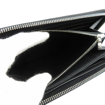 LOUIS VUITTON Long Wallet Purse M61857 Epi Leather Noir Epi Zippy wallet