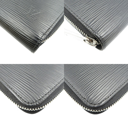 LOUIS VUITTON Long Wallet Purse M61857 Epi Leather Noir Epi Zippy wallet
