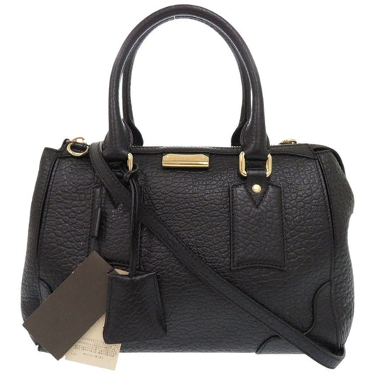 BURBERRY Handbag leather black
