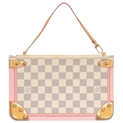 LOUIS VUITTON Pouch N41065 Damier Azur Canvas Multi Damier Azur Neverfull Pouch for MM/GM