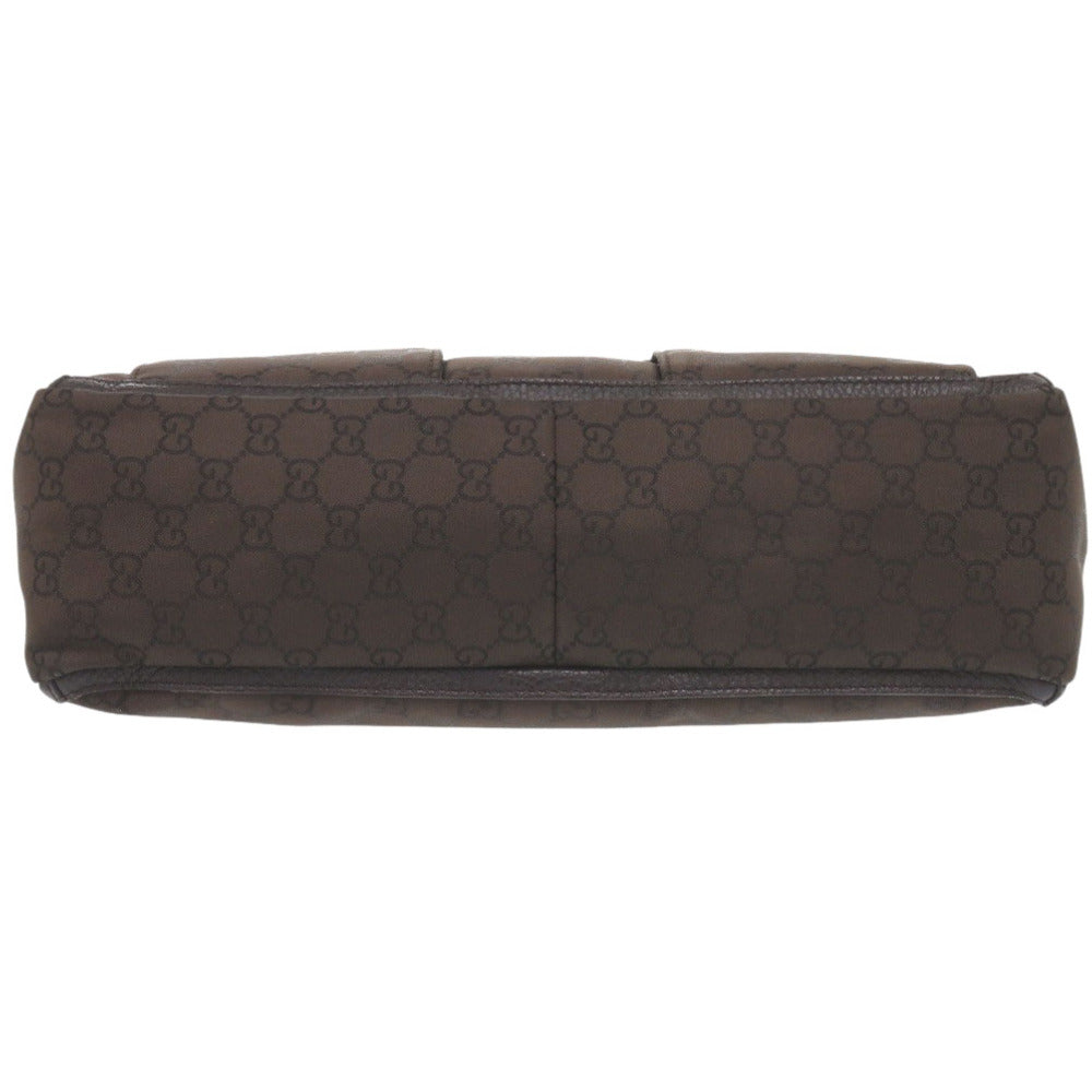 GUCCI Tote Bag 268639 Nylon Brown Abbey