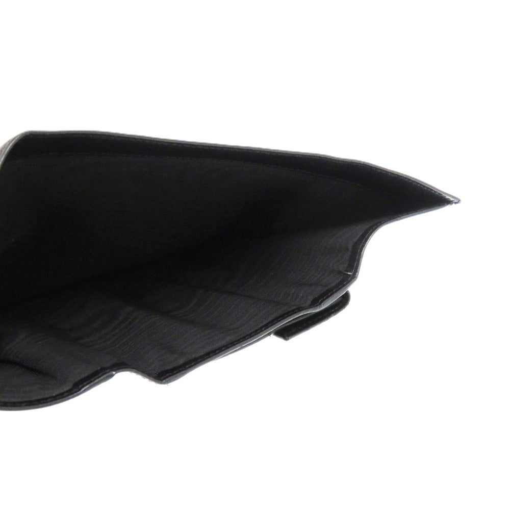 PRADA Tri-fold wallet leather black