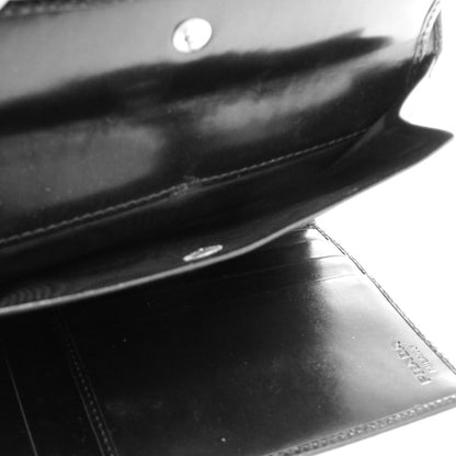 PRADA Tri-fold wallet leather black