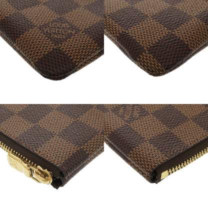 LOUIS VUITTON Coin case N62658 Damier canvas Brown Damier Pochette Cre
