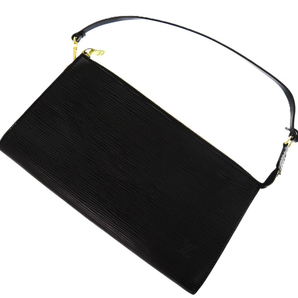 LOUIS VUITTON Pouch AR0064 Epi Leather Noir Epi Pochette Accessoires