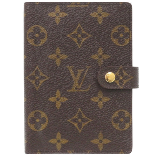 LOUIS VUITTON Notebook cover R20005 Monogram canvas Brown Monogram Agenda PM