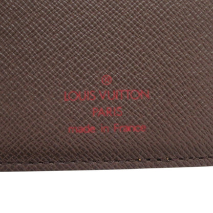 LOUIS VUITTON Long Wallet Purse N60825 Damier canvas Brown Damier Porte Cartes Credit