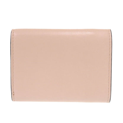 FENDI Tri-fold wallet 8M0395 leather pink Fendi Roma Micro