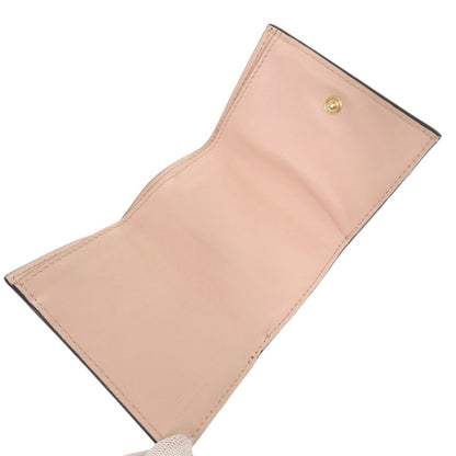 FENDI Tri-fold wallet 8M0395 leather pink Fendi Roma Micro