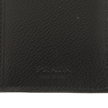 PRADA Long Wallet Purse leather gray