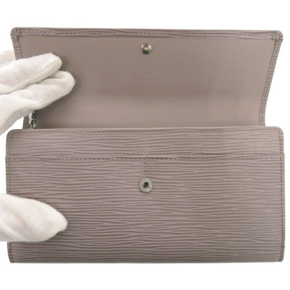 LOUIS VUITTON Long Wallet Purse M63592 Epi Leather Gray type Epi Pochette Porto Monnet Credit