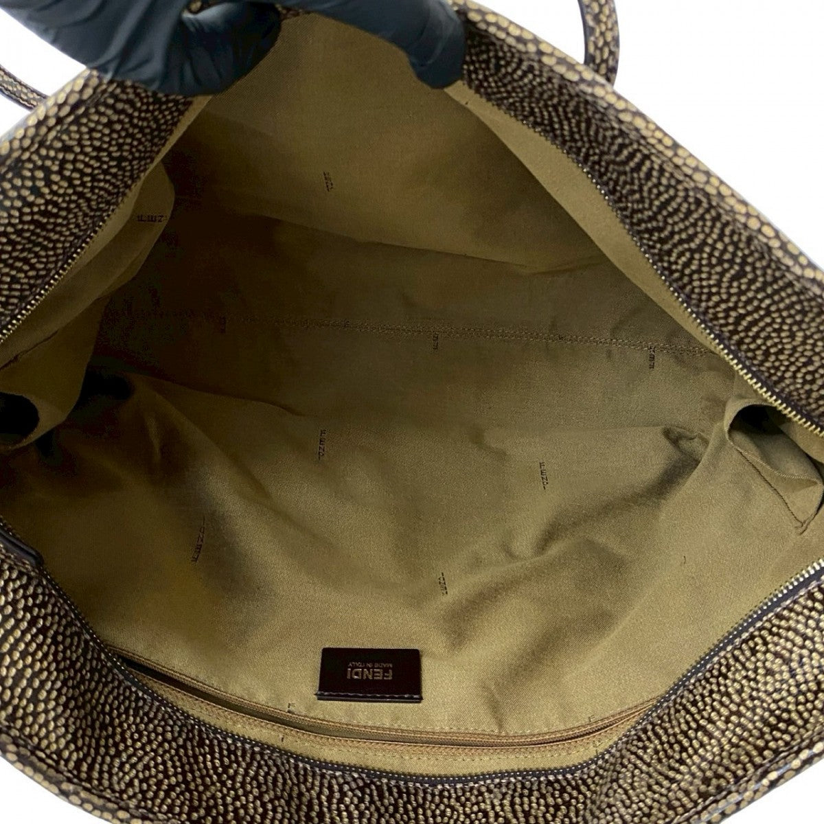 FENDI Tote Bag canvas Brown