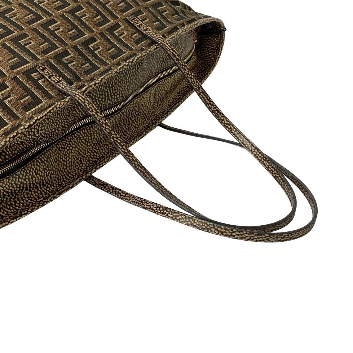 FENDI Tote Bag canvas Brown