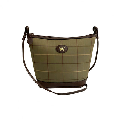 BURBERRY Shoulder Bag leather khaki