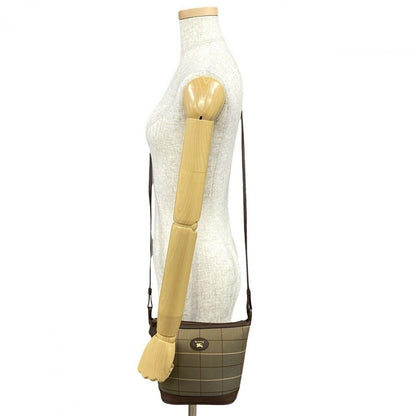 BURBERRY Shoulder Bag leather khaki
