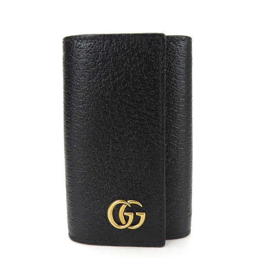 GUCCI Key case Key holder  435305 leather black