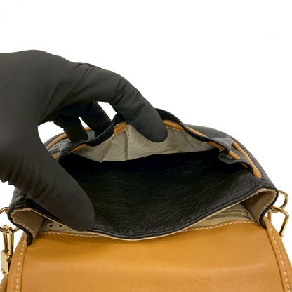 GUCCI Shoulder Bag leather black