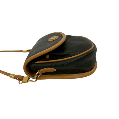 GUCCI Shoulder Bag leather black
