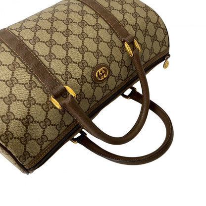 GUCCI Handbag leather Brown