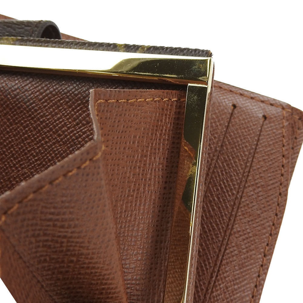 LOUIS VUITTON Bifold Wallet M61674 Monogram Brown Portefeuille Vienova