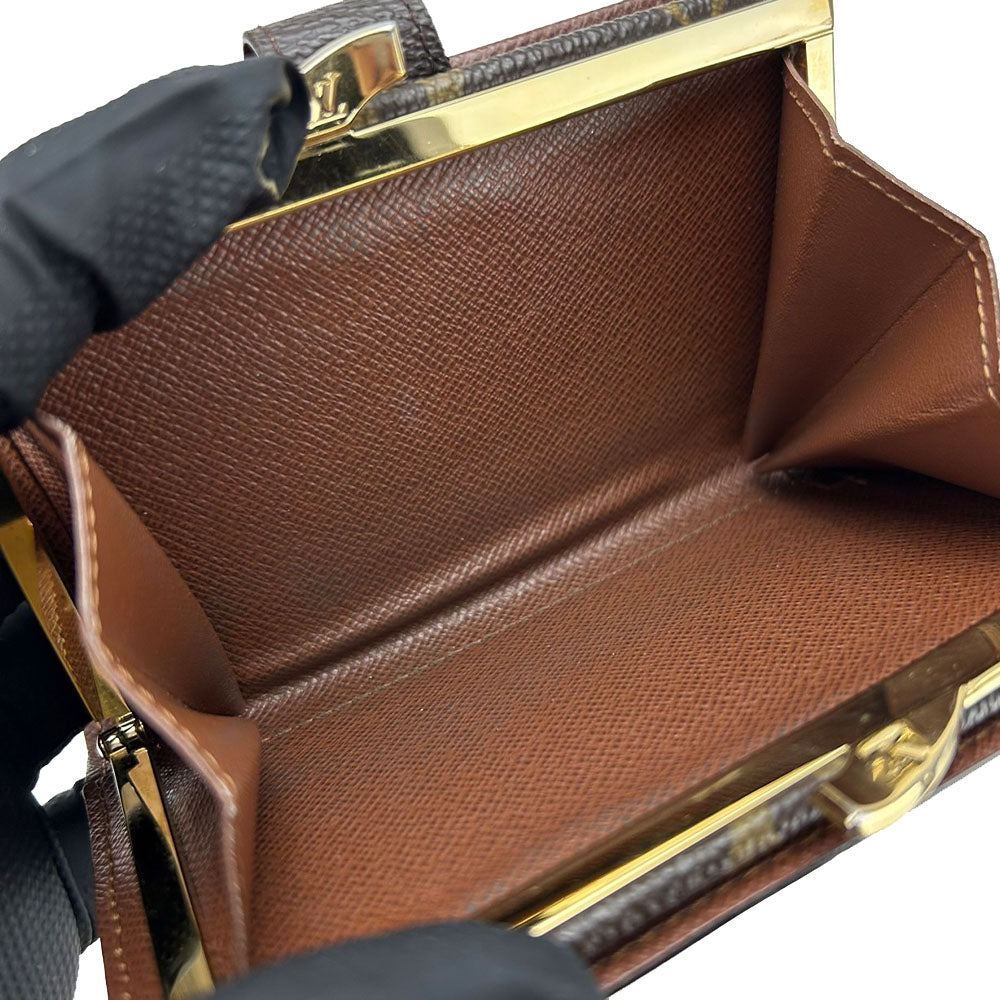 LOUIS VUITTON Bifold Wallet M61674 Monogram Brown Portefeuille Vienova