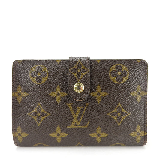 LOUIS VUITTON Bifold Wallet M61674 Monogram Brown Portefeuille Vienova