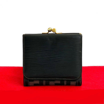 FENDI Tri-fold wallet canvas black