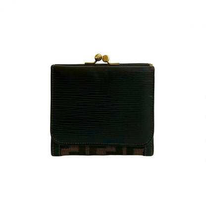FENDI Tri-fold wallet canvas black