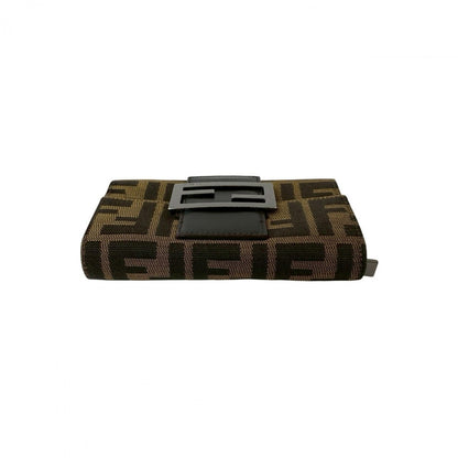 FENDI Bifold Wallet canvas Brown