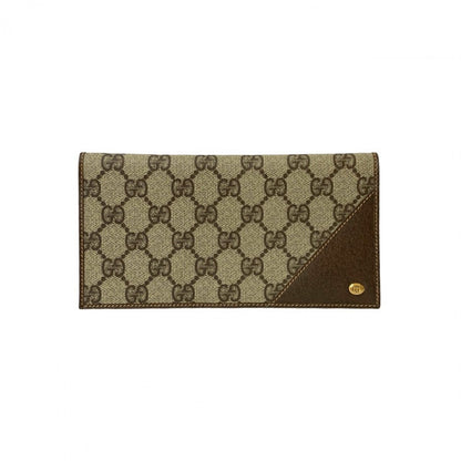 GUCCI Bifold Wallet leather Brown