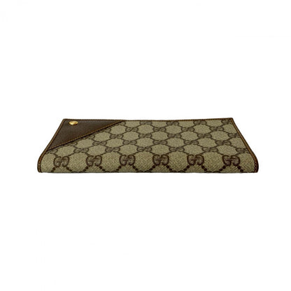 GUCCI Bifold Wallet leather Brown