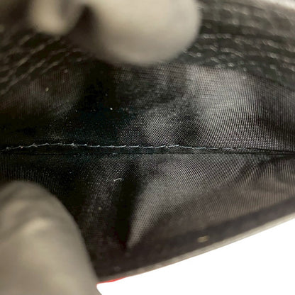 GUCCI Bifold Wallet leather black GG Marmont