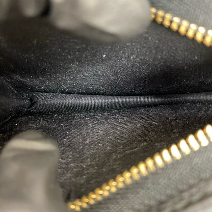 GUCCI Bifold Wallet leather black GG Marmont