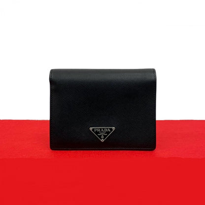PRADA Bifold Wallet leather black