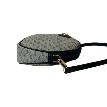 GUCCI Shoulder Bag leather Navy