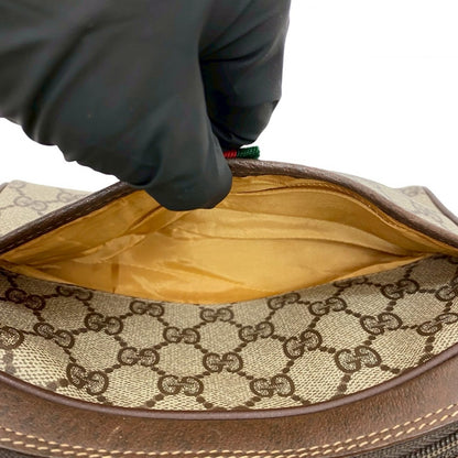 GUCCI Shoulder Bag leather Brown Sherry line