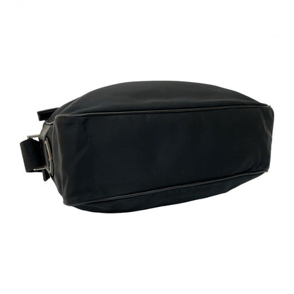 PRADA Shoulder Bag leather black