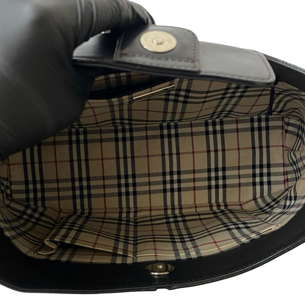BURBERRY Shoulder Bag leather black
