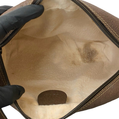 GUCCI Shoulder Bag leather Brown Sherry line